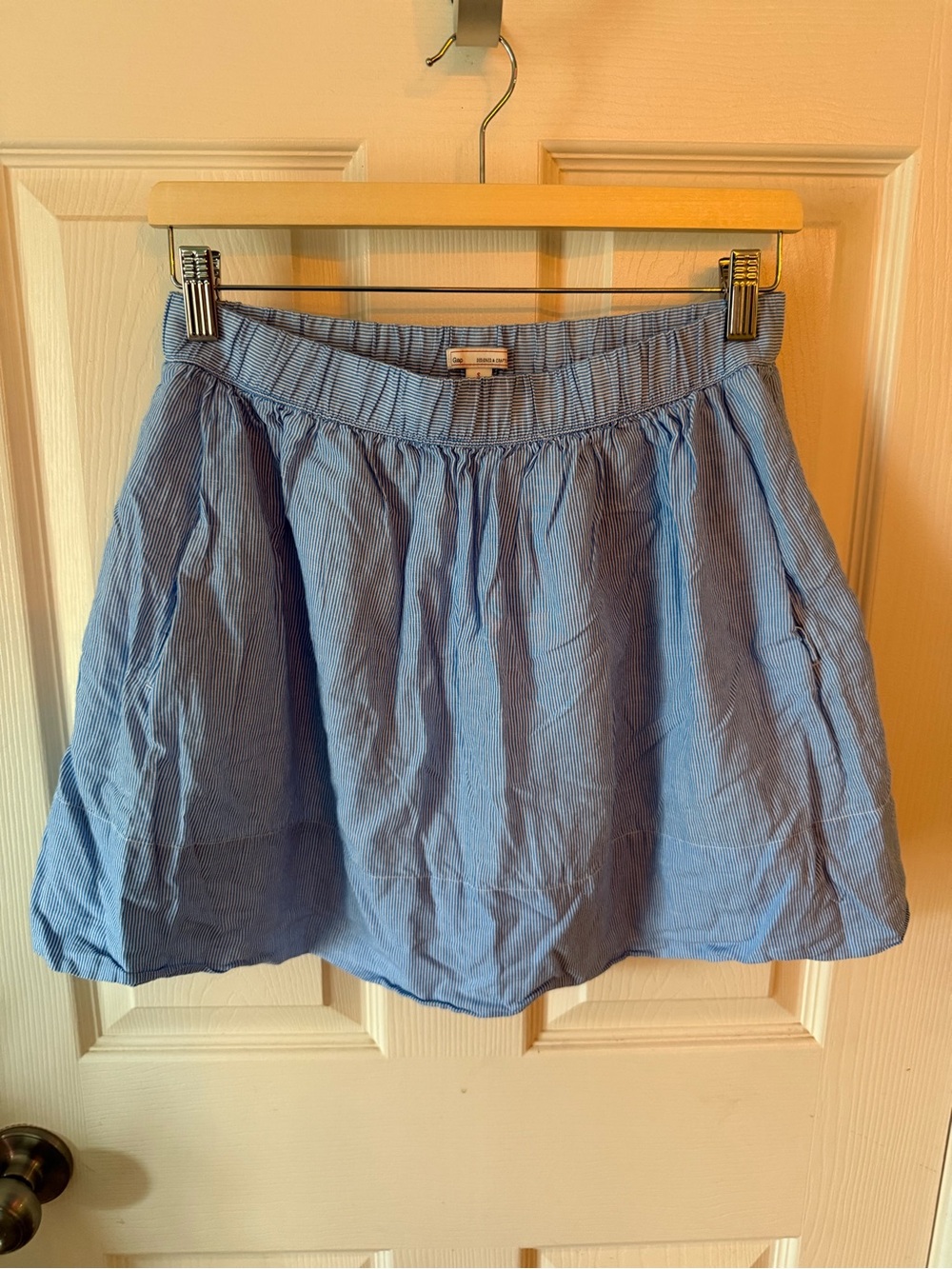GAP Light Blue Circle Skirt